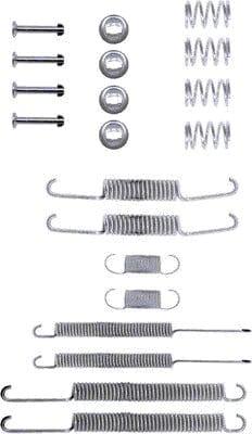 Mintex Brake Shoes Accessory Fitting Kit Rear Axle MBA598 - image 2