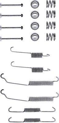 Mintex Brake Shoes Accessory Fitting Kit Rear Axle MBA618 - image 2