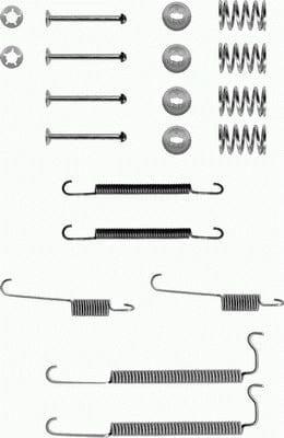 Mintex Brake Shoes Accessory Fitting Kit Rear Axle MBA629 - image 2