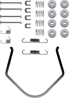 Mintex Brake Shoes Accessory Fitting Kit Rear Axle MBA638 - image 2