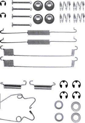 Mintex Brake Shoes Accessory Fitting Kit Rear Axle MBA641 - image 2
