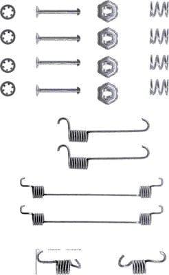 Mintex Brake Shoes Accessory Fitting Kit Rear Axle MBA650 - image 2