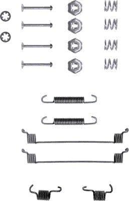 Mintex Brake Shoes Accessory Fitting Kit Rear Axle MBA651 - image 2