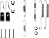 Mintex Brake Shoes Accessory Fitting Kit Rear Axle MBA654 thumbnail