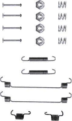 Mintex Brake Shoes Accessory Fitting Kit Rear Axle MBA657 - image 2