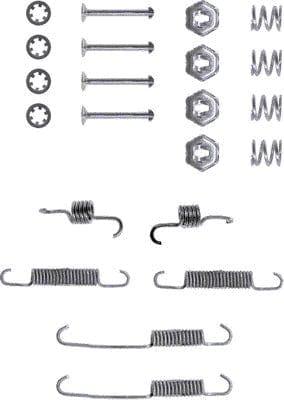 Mintex Brake Shoes Accessory Fitting Kit Rear Axle MBA673 - image 2