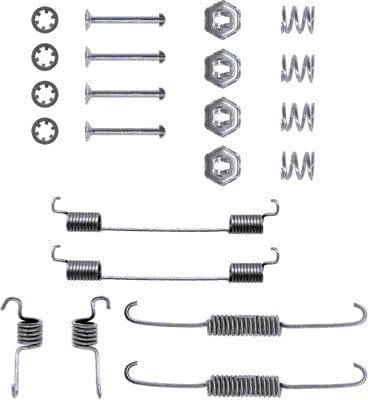 Mintex Brake Shoes Accessory Fitting Kit Rear Axle MBA674 - image 2