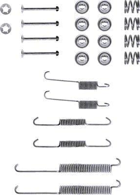 Mintex Brake Shoes Accessory Fitting Kit Rear Axle MBA678 - image 2