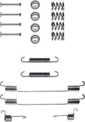 Mintex Brake Shoes Accessory Fitting Kit Rear Axle MBA682 - image 2