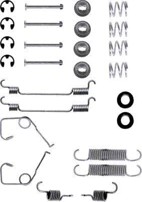 Mintex Brake Shoes Accessory Fitting Kit Rear Axle MBA705 - image 2