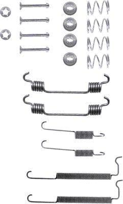 Mintex Brake Shoes Accessory Fitting Kit Rear Axle MBA709 - image 2