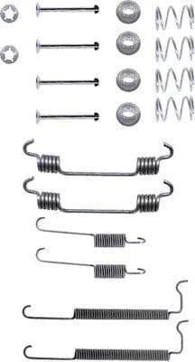 Mintex Brake Shoes Accessory Fitting Kit Rear Axle MBA710 - image 2