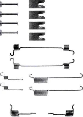 Mintex Brake Shoes Accessory Fitting Kit Rear Axle MBA731 - image 2