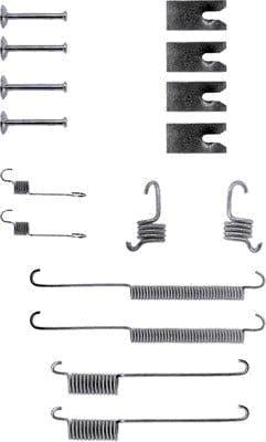Mintex Brake Shoes Accessory Fitting Kit Rear Axle MBA732 - image 2