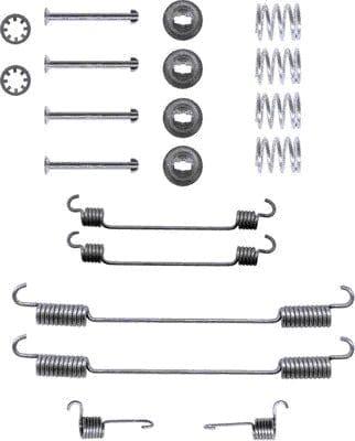 Mintex Brake Shoes Accessory Fitting Kit Rear Axle MBA740 - image 2