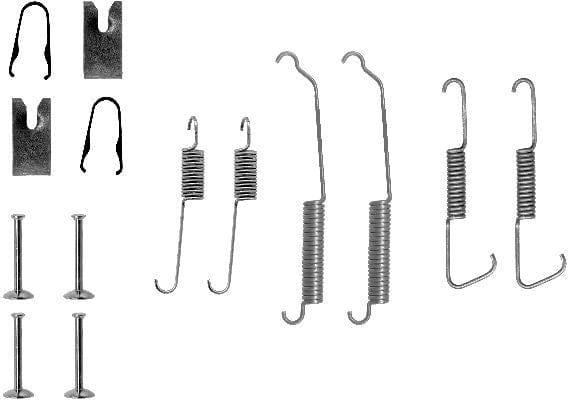 Mintex Brake Shoes Accessory Fitting Kit Rear Axle MBA773 - image 3