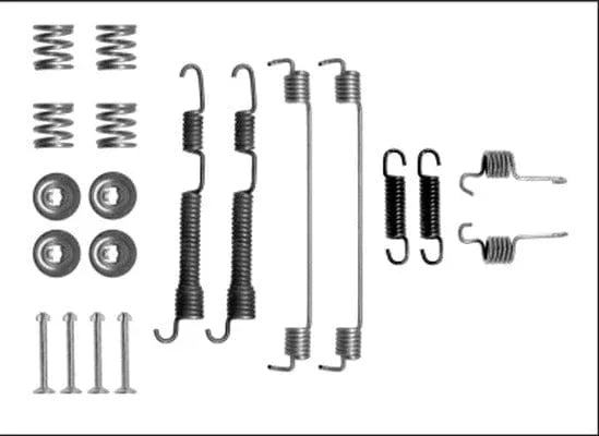 Mintex Brake Shoes Accessory Fitting Kit Rear Axle MBA785 - image 2