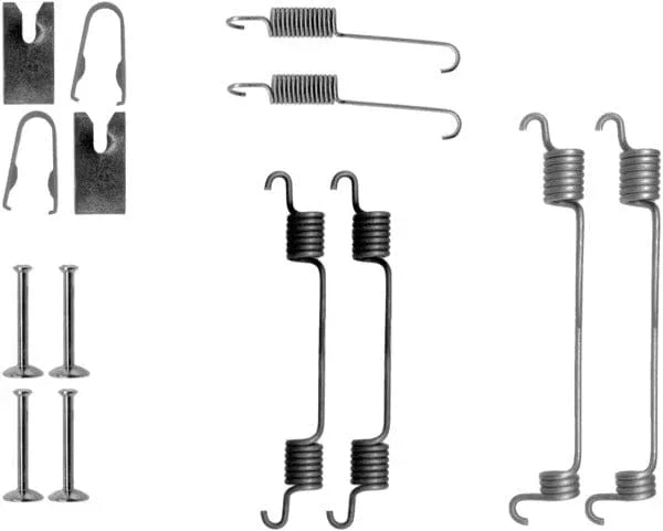 Mintex Brake Shoes Accessory Fitting Kit Rear Axle MBA797 - image 2