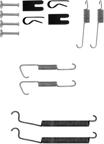 Mintex Brake Shoes Accessory Fitting Kit Rear Axle MBA805 - image 2