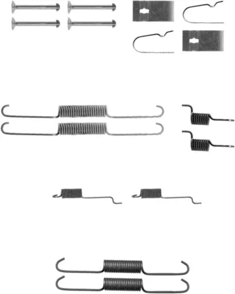 Mintex Brake Shoes Accessory Fitting Kit Rear Axle MBA811 - image 2
