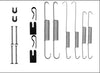 Mintex Brake Shoes Accessory Fitting Kit Rear Axle MBA854 - OEM Quality Replacement thumbnail