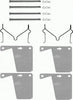 Mintex Brake Pad Accessory Fitting Kit Full Set Front Axle MBA960 thumbnail