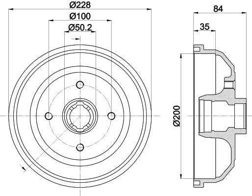 Mintex Brake Drum Rears MBD006 - image 4