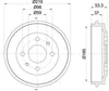 Mintex Brake Drum Front Or Rear MBD011 thumbnail