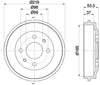 Mintex Brake Drum Front Or Rear MBD011 thumbnail