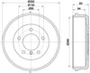 Mintex Brake Drum Rear MBD012 thumbnail