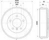 Mintex Brake Drum Rear MBD012 thumbnail