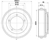 Mintex Brake Drum Rear MBD020 thumbnail