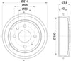 Mintex Brake Drum Rear MBD023 thumbnail