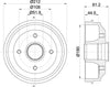 Mintex Brake Drum Rears MBD025 thumbnail