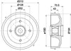 Mintex Brake Drum Rear MBD028 thumbnail