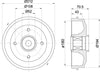 Mintex Brake Drum Rear MBD028 thumbnail