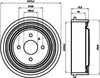 Mintex Brake Drum Rear MBD029 - OEM Quality Replacement thumbnail