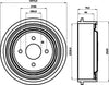 Mintex Brake Drum Rear MBD029 - OEM Quality Replacement thumbnail