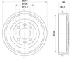 Mintex Brake Drum Rear MBD030 thumbnail
