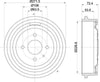 Mintex Brake Drum Rear MBD038 thumbnail
