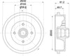 Mintex Brake Drum Rears MBD040 thumbnail