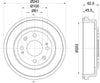 Mintex Brake Drum Rear MBD042 thumbnail