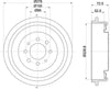 Mintex Brake Drum Rear MBD043 thumbnail