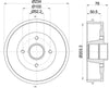 Mintex Brake Drum Rears MBD044 thumbnail