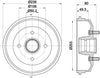 Mintex Brake Drum Rear MBD052 thumbnail