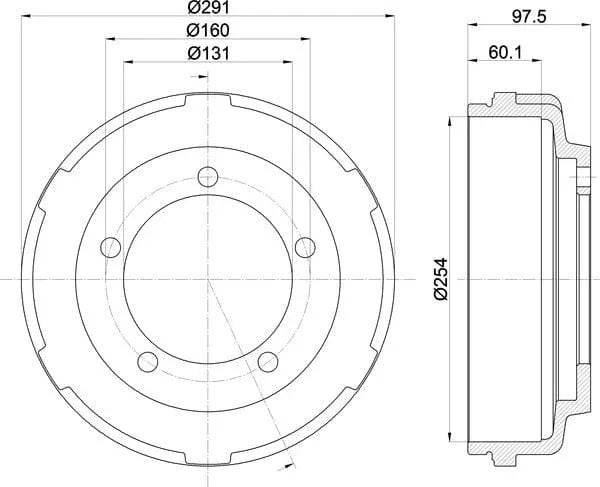 Mintex Brake Drum Rear MBD058 - image 5