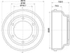 Mintex Brake Drum Rear MBD059 thumbnail