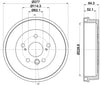 Mintex Brake Drum Rear MBD154 thumbnail