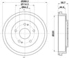 Mintex Brake Drum Rear MBD167 thumbnail