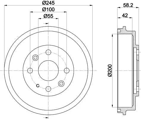 Mintex Brake Drum Rear MBD207 - image 4